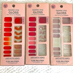 3 Packs Dashing Diva Nail Strips